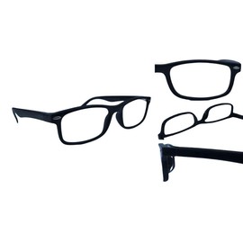 NEARSIGHTED READING GLASSES for distance MYOPIA black frame POWER -2.50 by Mega Express