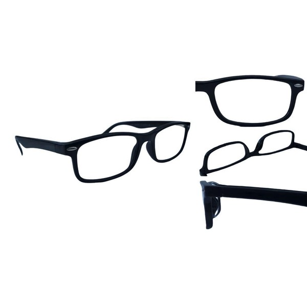 NEARSIGHTED READING GLASSES for distance MYOPIA black frame POWER -2.50