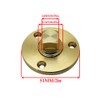 JT-HLM Brass Boat Drain Plug Kit, Drain Plug,Solid Brass Garboard