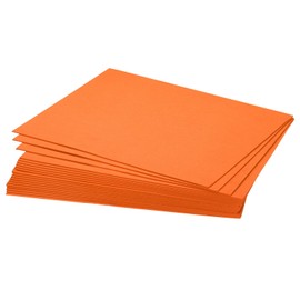 sourcing map EVA Foam Sheets Orange 10.8 Inch x 8.5 Inch 1.7mm Thick Crafts Foam EVA Sheets for Costumes, Arts and Crafts Projects Pack of 20