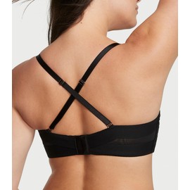 Lace Strapless Minimizer Bra Black