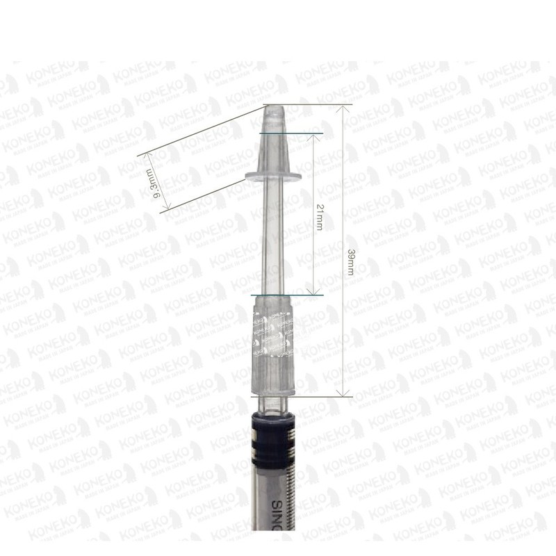 Koneko Syringe Injectors, 10 Pieces (Nozzle + Cap)