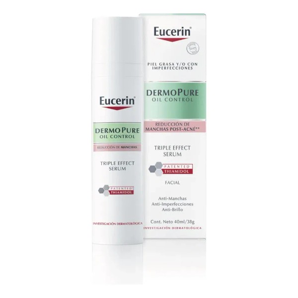 Eucerin Dermopure oil control serum triple efecto antibrillo tipo de