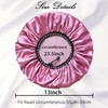 Shower Cap for Women, Large Shower Caps Reusable Waterproof with