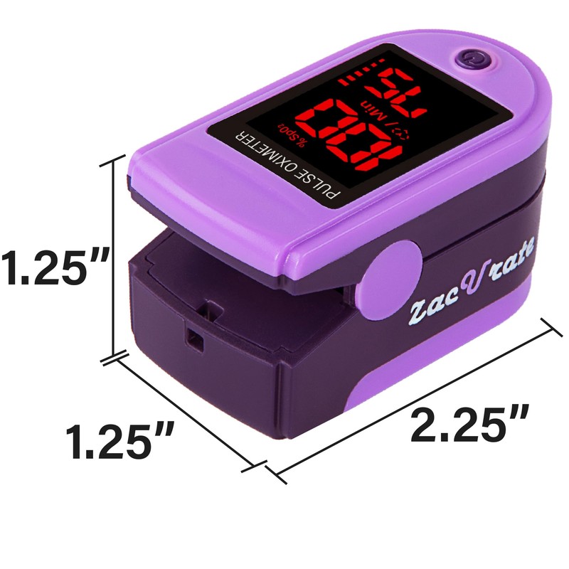Zacurate Pro Series 500DL Fingertip Pulse Oximeter Blood Oxygen Saturation