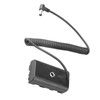 NP F550 Dummy Battery ABS Coiled Cable Dummy Battery Power