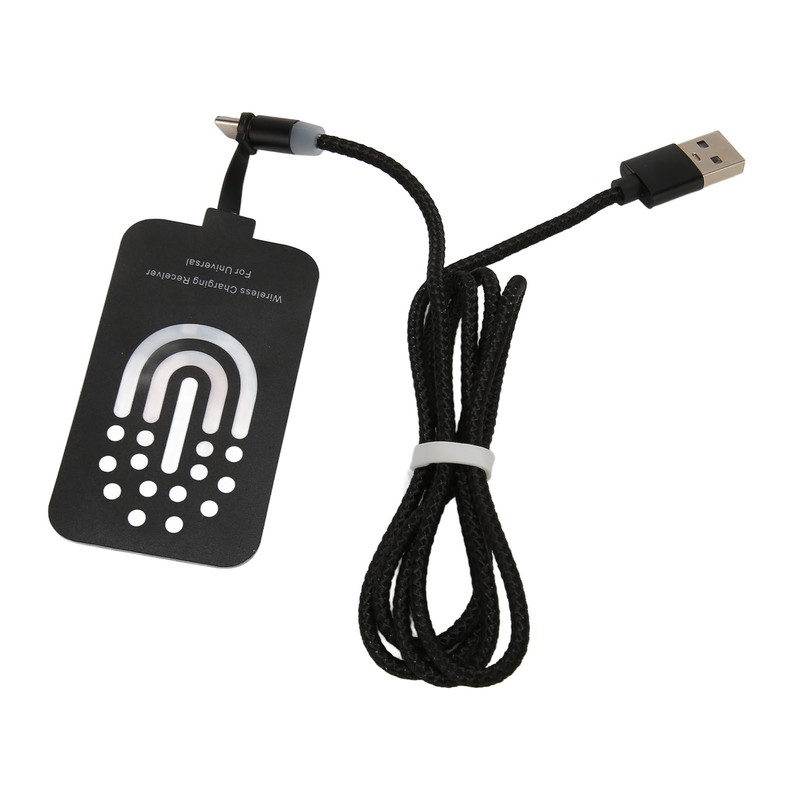 Thin Wireless Charging Receiver Type C Magnetic Suction Dual Purpose