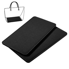 PH PandaHall Felt Base Shaper 11 x 6 Inch Black Bag Shaper Bag Base Bag Insert Liner Board for Carry Bag Knitting Bag Crochet Bag