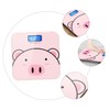 IWOWHERO 1PC USB Charging Cartoon Body Weight Scale Durable Tempered
