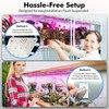 Under Cabinet Grow Light, 616 LEDs Plant Grow Lights for