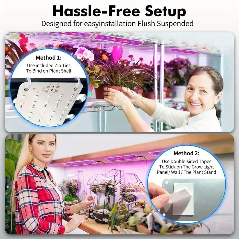 Under Cabinet Grow Light, 616 LEDs Plant Grow Lights for