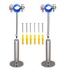 POTONZ Wall Mount Ceiling Mount Pipe Supports,Adjustable Pipe Clamps 、Hangers、Stainless