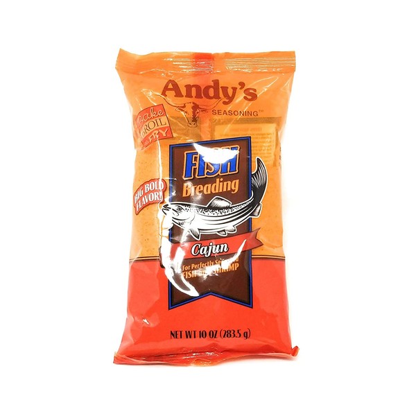Andys Cajun Fish Breading (Pack of 3)
