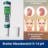 pH Meter 8-in-1 Meter for Water, PH | TDS |