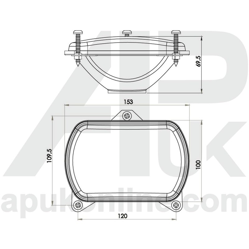 Headlight Headlamp Front Light Lamp LH or RH Replacement for