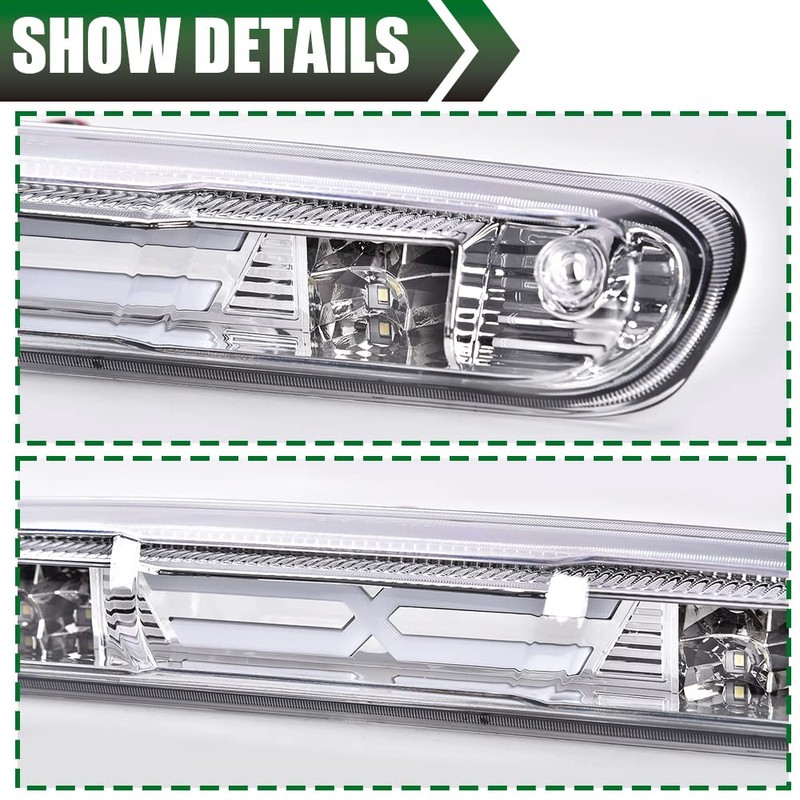 G-PLUS LED Third Brake Light Compatible With 07-14 Chevy Silverado/GMC