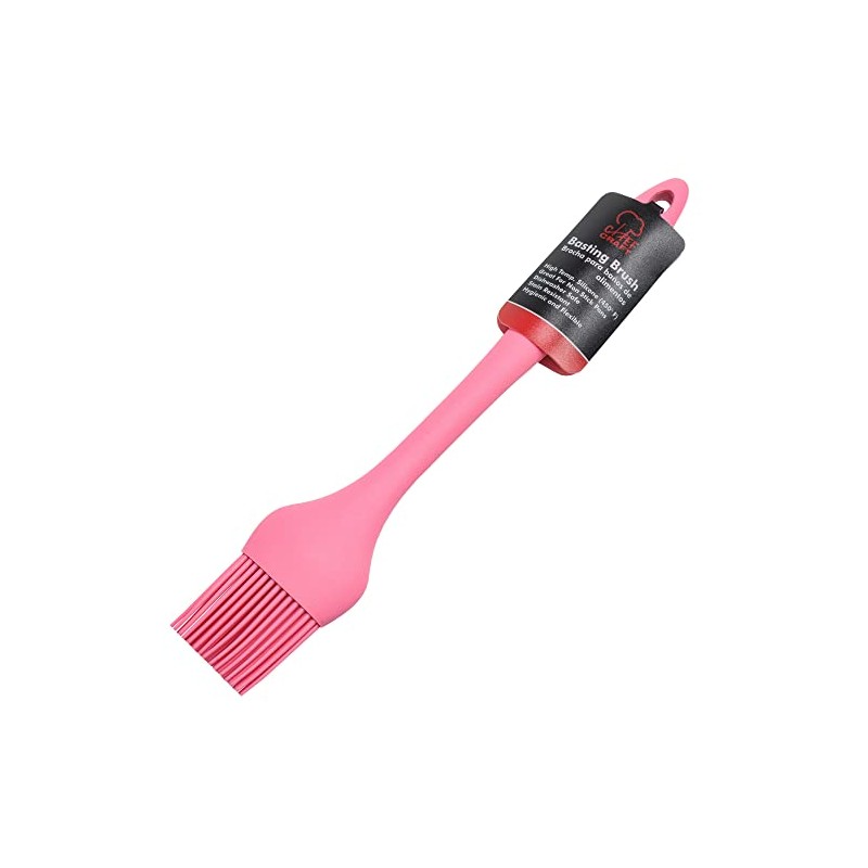 Chef Craft Premium Silicone Basting Brush, 10.25 inch, Pink