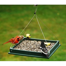 Songbird Essentials SERUBLHPF105 Hanging Platform Feeder (Set of 1)
