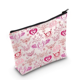 MNIGIU Succubus Symbol Cosmetic Bag Demon Tattoo Makeup Bag Succubus Sigil Gift Hot Wife Gift Gift, Succubus Symbol