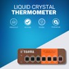 Stick-On Liquid Crystal Milk Jug Thermometer - 2 Pack- Waterproof