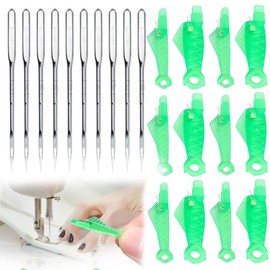 30 Piece Set Needle Threaders Needle Easy Threader 2024 New Fish Type Needle Threader Mouth Sewing Machine Needle Threader Sewing Accessories for Sewing DIY Craft Supplies Accessories