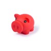 Novelty Piggy Bank with Soft Rubber Body, Vibrant Colors, Novelty