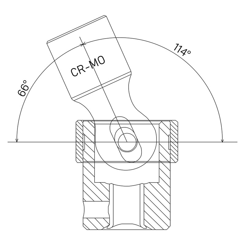 MIXPOWER 10-piece 3/8" Drive Shallow Universal Impact Socket Set, Metric,10-19mm,