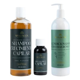 Shampoo Crecimiento Con Boost Y Acondicionador Apigreen
