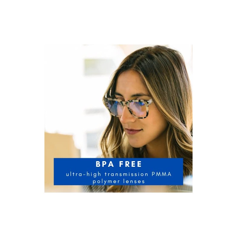 MicroVision Optical Arial Blue Light Readers, Shiny Crystal Green +1.50