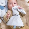 Nattou Lapidou Comforter Blanket Rabbit Pastel Blue 27 cm