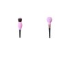 6 Pcs Pink Eye Shadow Brush Covers, Soft Silicone Dust