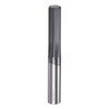 sourcing map Carbide Chucking Reamer 0.37"(9.4mm) Dia Straight Flute Straight