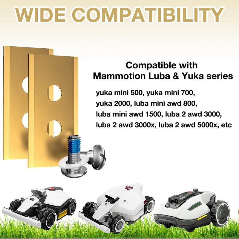 FOTEEMO Replacement Robotic Mower Blades Compatible with All Mammotion Luba,