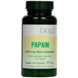 Bios Papain 300 mg 100 Capsules Pack of 1 x 39 g