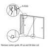Prime-Line N 6500 Front Closet Door Roller with 1/4 In.