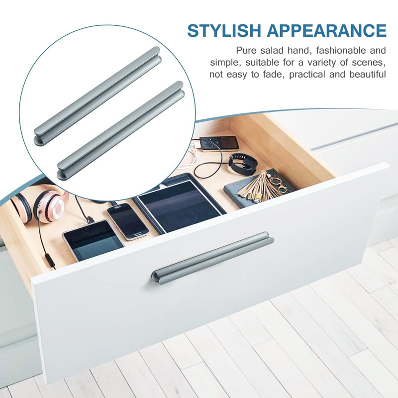 Mynoozi 10 Pack 180mm Long (160mm Hole Centre) Kitchen Cabinet