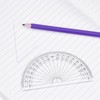 Plastic Protractor for Angle Measurement Student Math 180 Degrees, 4