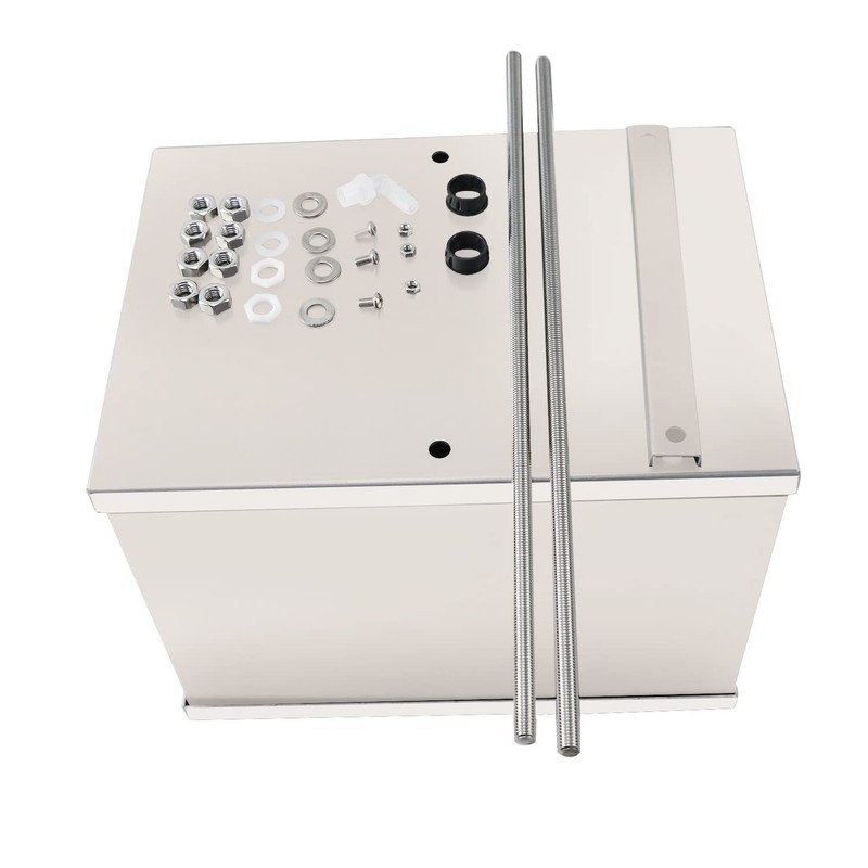 HKAUTOPART Complete Aluminum Battery Box Relocation Kits Compatible with Universal
