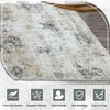 Cinknots Modern Soft Area Rugs Abstract Distressed Rugs Living Room