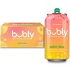 Bubly Sparkling Water, Bellini Bliss, Zero Sugar & Zero Calories,