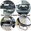 Espejo para punto ciego HD para coche, espejo retrovisor gran