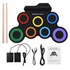 Electric Drum Set Portable Drum Pad Kit 7 Pads with