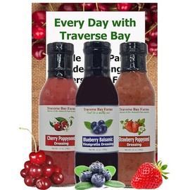 Traverse Bay Farms Salad Dressing Sampler - Nationally Award Winning Salad Dressings