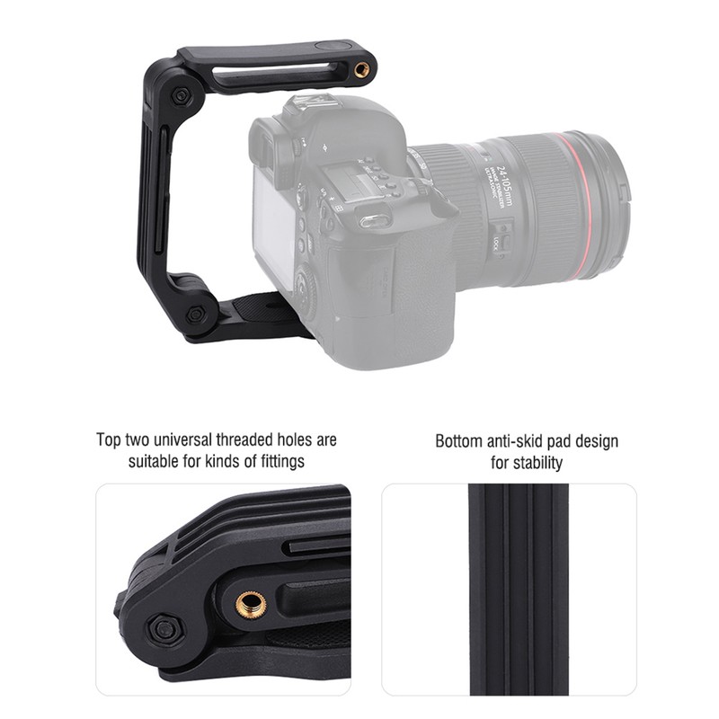 For ORDRO UGrip Video Filming Camera Handle Handheld Stabilizer Holder