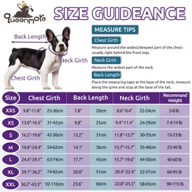 Queenmore Small Dog Sweaters, Soft Fleece Vest Pullover Dog Jacket with Leash Hole, Warm Winter Dog Clothes Cold Weather Doggy Dachshund Sweater for Small Dogs Cats Boy or Girl (Lavender, XS)