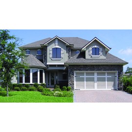 Builders Edge 14 in. W x 66 in. H, Custom Four Board Joined (3 Batten), Board-n-Batten Shutters, Includes Matching Installation Spikes (Per Pair), 018 - Tuxedo Grey