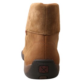 Twisted X Men's Work 6" Alloy Toe Driving Moc, Distressed Saddle, 10(M)