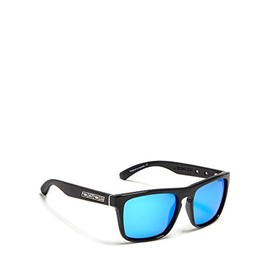 Dirty Dog Mens Black 'Monza' Polarised Wayfarer Sunglasses One Size
