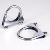 Pack of 2 M8 Pipe Clamp Diameter 52-80 mm Special