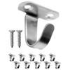 Fuxxer 10x Undermount Iron Hooks 33 x 24 mm for